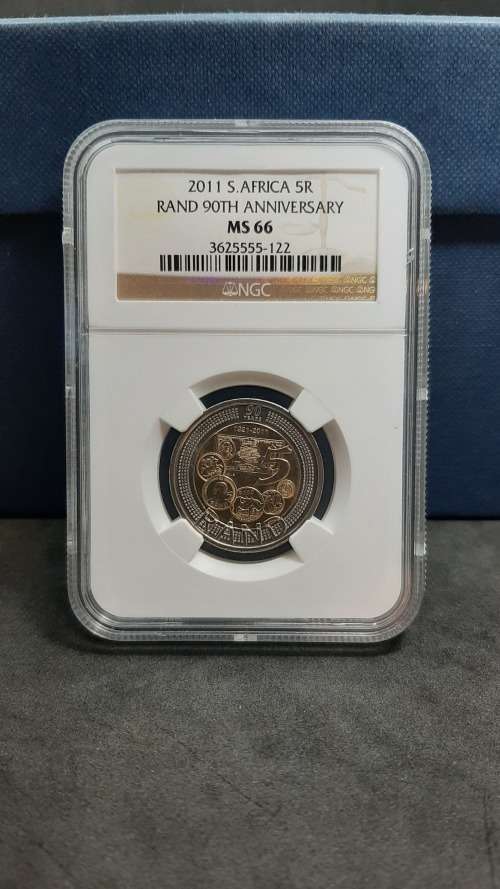 2011 S. Africa R5 90th Anniversary MS66